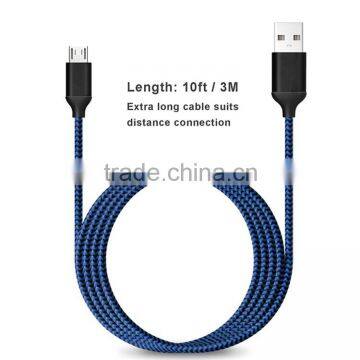 Sturdy Nylon Braided Micro USB Charging Data Cable photo-4