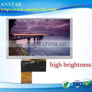 2016 5 inch TFT lcd panel 530cd/m2 ,50pin with flexible FPC lcd module