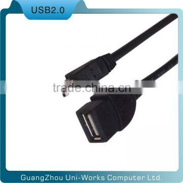 USB2.0 Female to Mini 5pin Cable