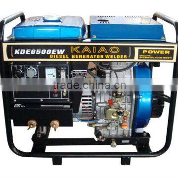 DC 160A double use 2KW diesel welder generator Key start (KDE6500EW)