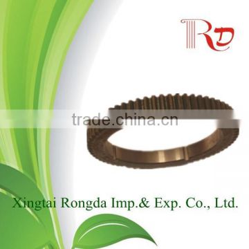 agricultural machinery parts T25 farm tractor parts iron CNC flywheel ring gear from Hebei china supplier