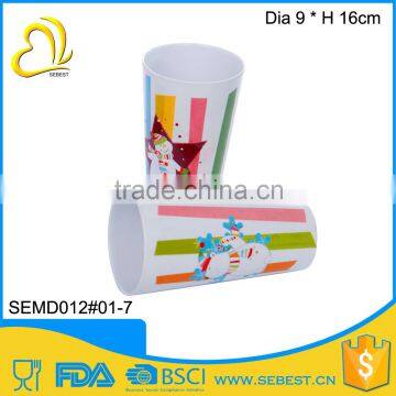 supplier wholesale custom round plastic tumbler cups