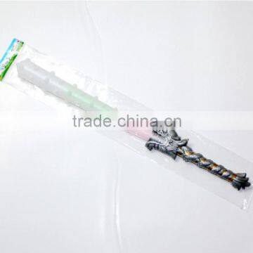 Chinese plastic cheap toy with music for kids flash toy sword