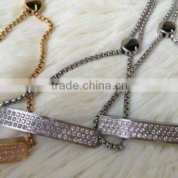Latest Fashion Ladies Bracelet Beautiful Monica High End AAA Zircone Stone Setting Bracelet Manufacture photo-2