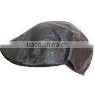 Leather Baret Caps And Hats