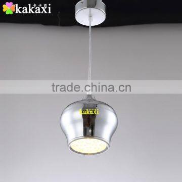 Creative LED Droplight 18W Plating Silver Color Lantern Chandelier Dining Room LED Pendant Lights photo-2