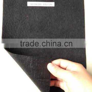 compound backing composite backing with black nonwoven