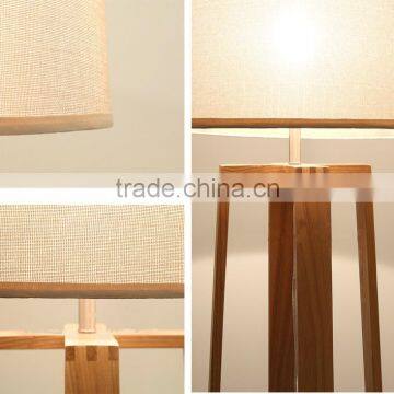 Hotel Floor Standing Lamp Wooden Living Room Floor Lights photo-3