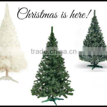 Artificial foil Christmas tree with stand