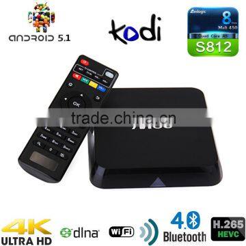 4K TV BOX With KODI Amlogic S812 TV BOX Quad core 2GB RAM Android 5.1 M8S+ TV BOX                        
                                                Quality Choice