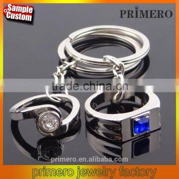 Cheap Couple Keychain Ring Keyring Romantic Creative Key Chain (Can Custom Necklace)