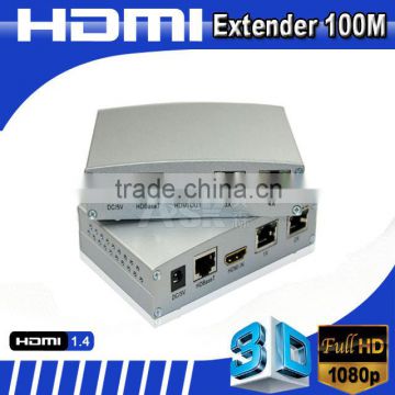 IR remote control HD baseT HDMI extender 100M