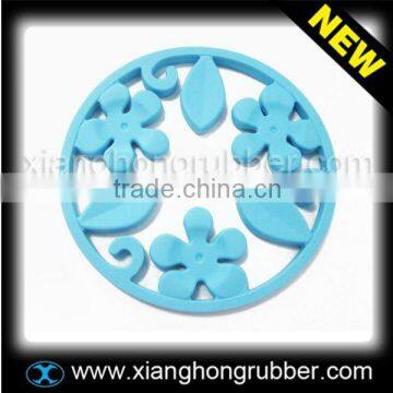 2011 Lastest Design Hot Sale Circular Silicone Coaster