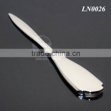 Zinc Alloy High Polished Promotional Blank Silver Color Metal Manual Letter Opener photo-4