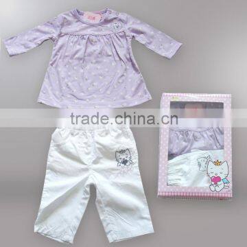 2016 Angel Cat baby gift suit baby clothes baby clothing wholesale