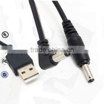 USB to 3.5mm barrel jack 12v dc power cable