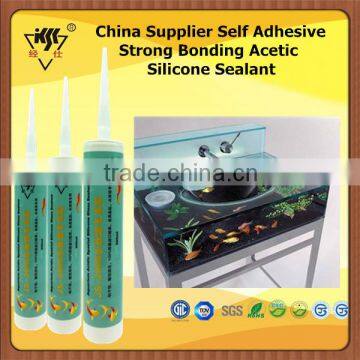 China Supplier Self Adhesive Strong Bonding Acetic Silicone Sealant