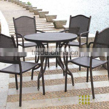 Cheap Coffee Shop Cast Iron outdoor table and chair                        
                                                Quality Choice