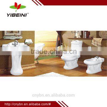 Bathroom sets two piece toilet_decorative toilet_washdown toilet with s trap 250mm