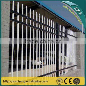 Galvanized garden steel fence design/ garden security fence(Guangzhou Factory)