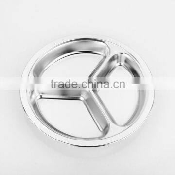 bulk stainless steel lunch dinner plates tray dinnerwares wholesale