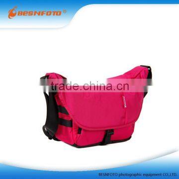 Hot Waterproof Nylon Professional dslr camera bag messenger bag for girls