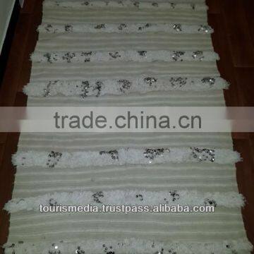 Vintage Moroccan Wedding Blanket 200cm x 116cm