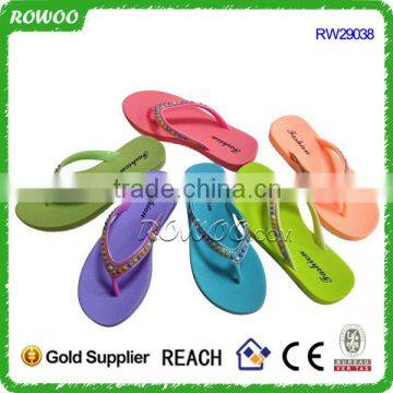 Fancy Popular Solid Color New Summer Cheap Flip Flops photo-2