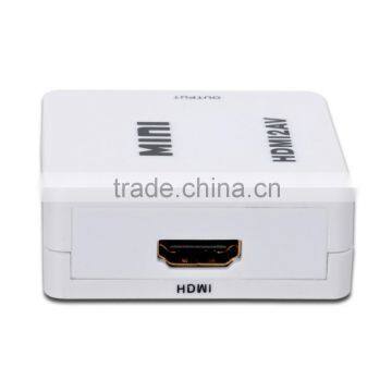 Mini 720p 1080p HD HDMI to RCA Composite Audio AV CVBS Adapter NTSC Video Converter photo-5