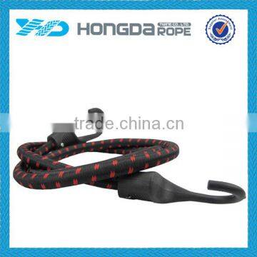 elastic cord with plastic hooks , bungee cord