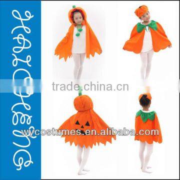 Carnival pumpkin kids costume capes