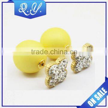 Sample Free Shiny Rhinestone Ear Ring Popular Body Piercing Jewelry