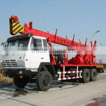 truck-mounted water well drilling rig