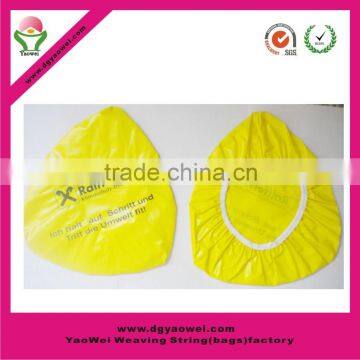 2016 fashion waterproof promotional yellow PVC printing logo bicycle seat cover