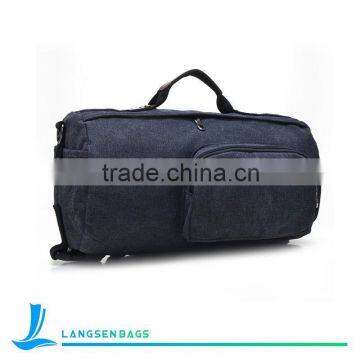 wholesale canvas backpack alibaba supplier fashion bucket travel backpack