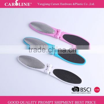 2 IN 1 foldable callus sander pedicure, foot pedi rasp