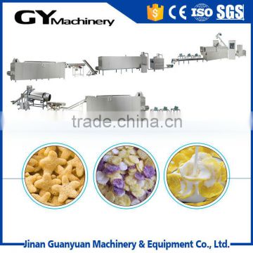 Power saving Corn snack food machine/corn flakes snack production