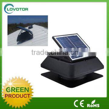Solar Driven Smoke Removing Air Exhaust Fan Roof Mounted With Battery photo-5