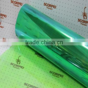 High clear removable self-adhesive Green chameleon car headlight film