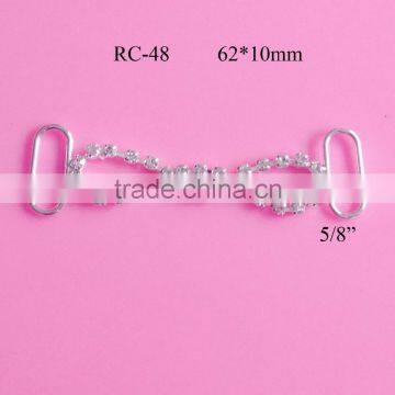 Stock hot selling rhinestone connector for headband/hairwear(RC-48)