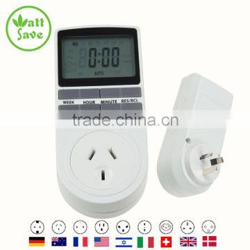 AU PLUG Large LCD Digital Timer Programmable Switch Plug-in Type With 8 Function Keys photo-6