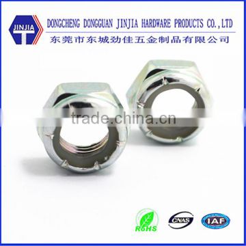 dongguan steel zinc nylon hex lug nuts