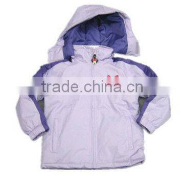 children girls hooded wind coat