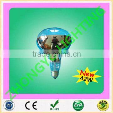 R95 E27 220-240V 42W blue materailr eflector bulb halogen lighting