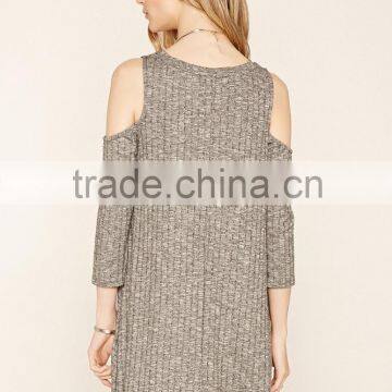 High Quality Knit Type Casual Dress With Fashion Design photo-4