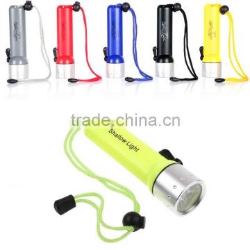 diving set Underwater LED diving led torch 18650 Torch Lamp Light, diving torch light