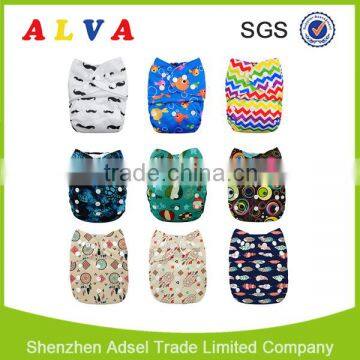 Free Shipping Alva Baby 2015 Reusable and Washable Eco-friendly Baby Diapers New Prints Cloth Diaper                        
                                                Quality Choice
                                                    Most Popular