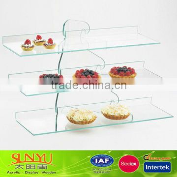 Acrylic 3 Shelves Cake Bakery Display