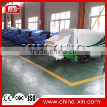 Hydraulic ready mix mini concrete mixer trailer pump