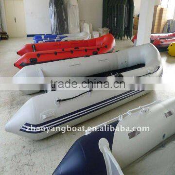 rowing 0.9mm PVC inflatable boat with CE for sale